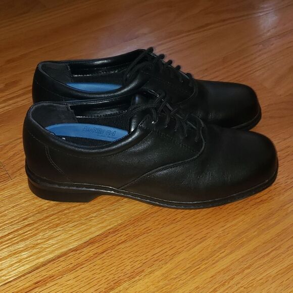 Dr Scholls Black Leather oxfords - Picture 1 of 8